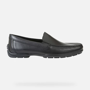 Geox Moner 2fit Brede Loafers Herre Svarte | KPMRA-9315