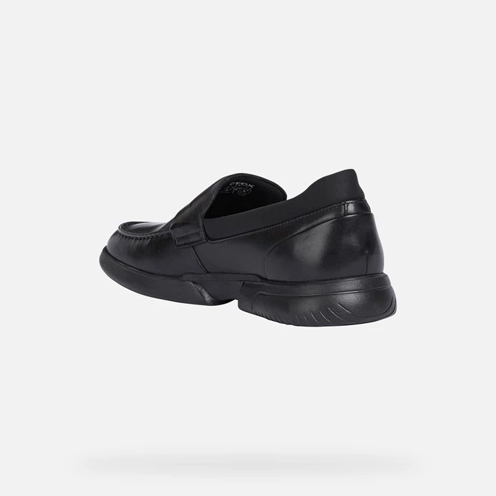 Geox Smoother Loafers Herre Svarte | UBZKF-1380