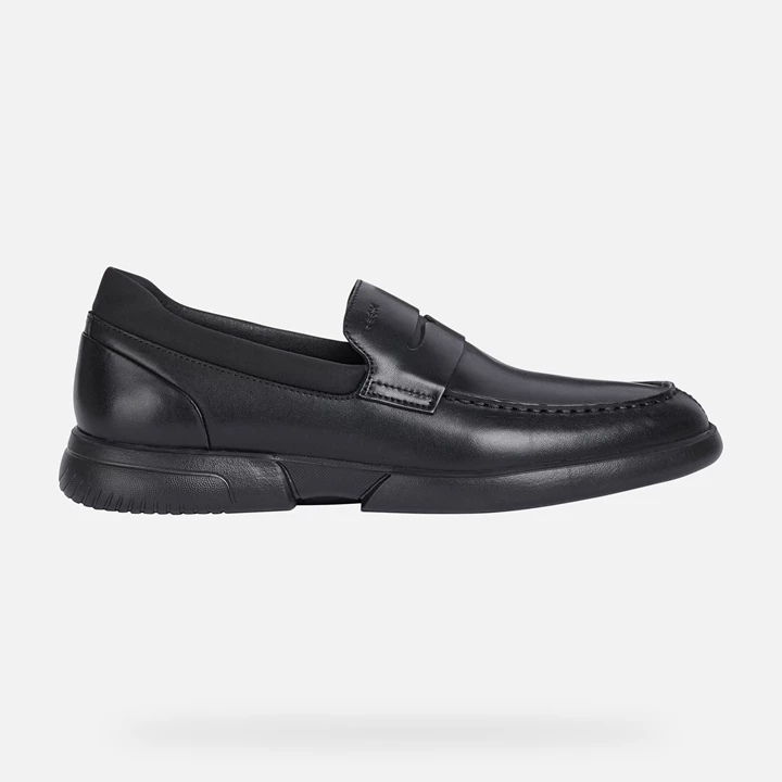 Geox Smoother Loafers Herre Svarte | UBZKF-1380